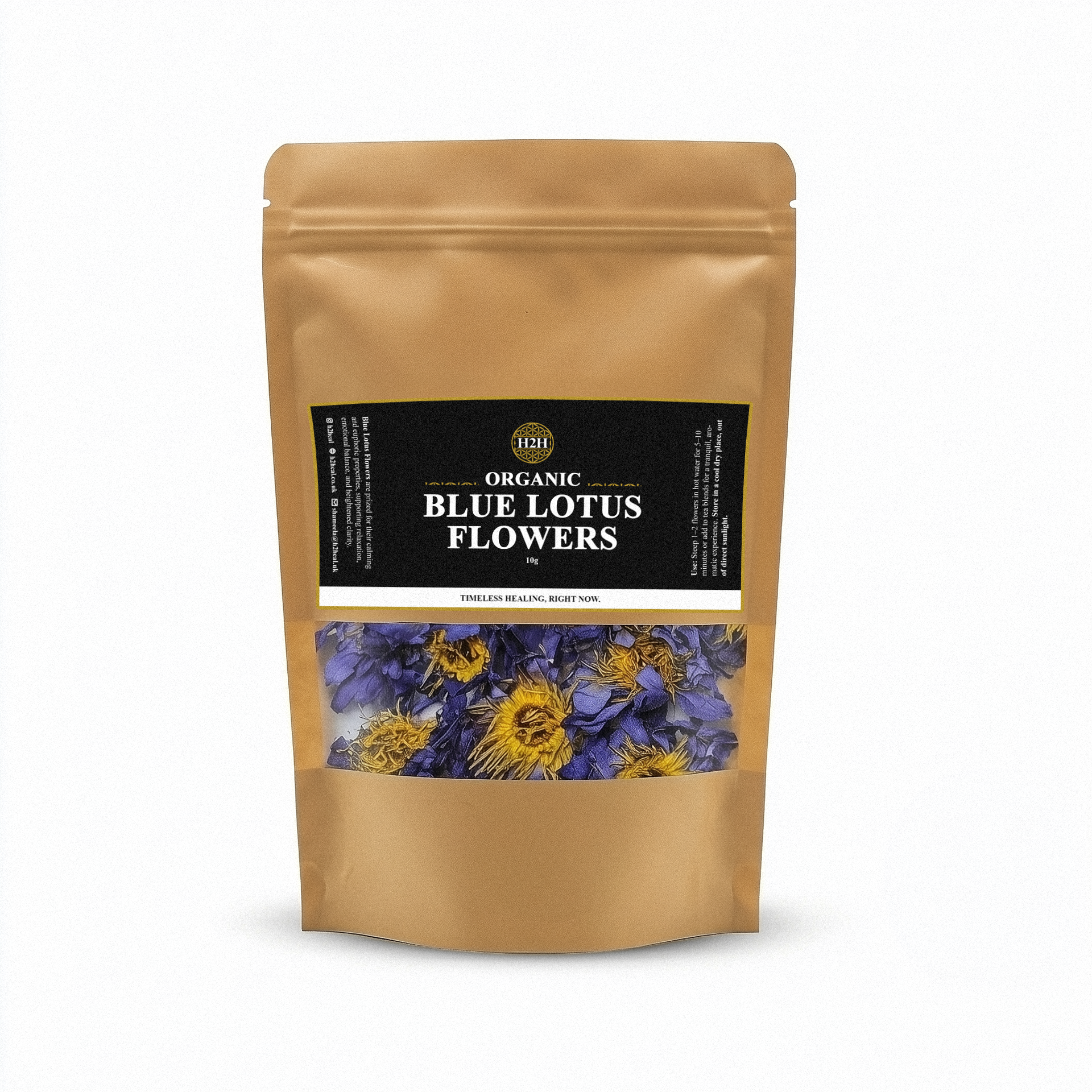 Organic Blue Lotus Flowers